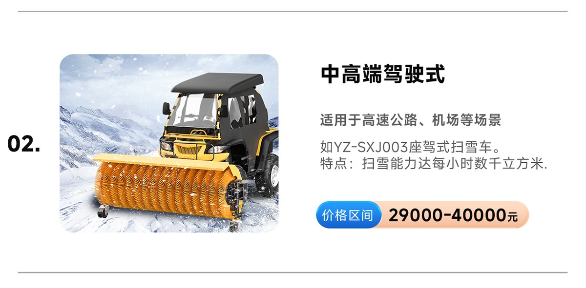 BETVICTOR伟德电竞在线客服YZ-SXJ003座驾式扫雪车